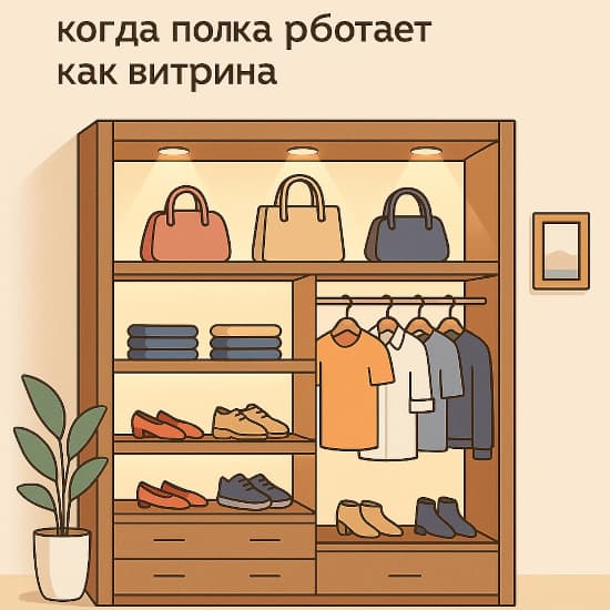 Система освещения стеллажей